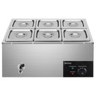 19 2 Qt Commercial Steamers Bain Marie 6 Pans Countertop Food Warmer 86-185  f