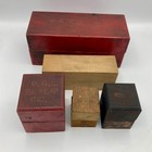 Machinist Steel Letter And Number Die Punch Stamping Sets  qty  5 Sets 