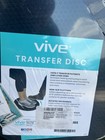 Vive Transfer Disc Rotating Non-slip 15 78in 350lb Black Fda Cleared
