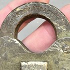 Vintage Brass Padlock Slaymaker Heart Shaped Lock Without Key