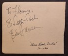 Benny Leonard Autographed Signed Page Lightweight Champion 1917-1925 Died-1947