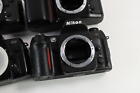 Lot Of Nikon Auto Focus Slr Cameras  Untested For Parts Repair  g971