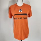 2019 Womens Houston Astros Small Orange Come And Take It Mlb Cotton Shirt