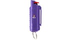 Burn Pepper Spray Maximum Strength Self Defense Security Keychain Black 2 Purple