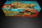 1975 Kustom Cars Stickers  1st Series  Pack Display Box Fleer   Rare Box  