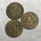 Lot Of 3 Santa Monica Ca Municipal Bus Lines Sm Fare Transit Token T214