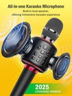 Wireless Bluetooth Karaoke Microphone  Built-in Loud Speaker For 10h Playback   