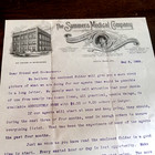 1929 Summers Medical Co Letterhead Quack Medicine Snake Oil Recruiting Letter