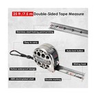 25ft Tape Measure - Heavy Duty Stainless Steel Measuring Tape W    Fast Usa Ship