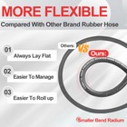 Yamatic 4200 Psi 3 8  High Pressure Washer Hose Nonmark Rubber For Hot Water