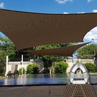 20 x20  Sun Shade Sail W  Cable Uv Block Backyard Deck Garden Pool Cover Outdoor