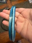 Lot Of 9 Vintage Round Macrame Rings   7 Plastic And 2 Metal Sizes 3  5  6   7 