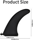 10in Sup Paddle Board Fin Replacement With Screw Fits 8 5   10 5 Box