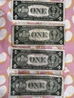 4-series 1935 Blue Seal One Dollar Silver Certificate Notes