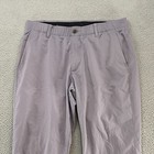 Under Armour Golf Pants Mens 36 30 Showdown Gray Performance Tapered Stretch