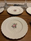 Spode Copeland Billingsley Rose Bread Plates Set Of 6 Porcelain 6  Red Stamp
