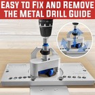 35 Mm Concealed Door Hinge Jig Aluminum Alloy Cabinet Hinge Jig Accurate