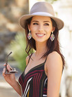 Acrylic Pendant Necklace Earrings Set  Leaf Charm  Tortoise Resin  Long