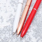  3 Pcs Office Bling Rhinestone Pen Bead Ballpoint Supplies Metal Ball-point