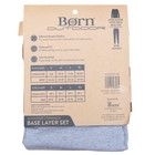 Born Gray Organic Cotton Base Layer Long Set - Outdoor  Size Medium