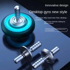 Luminous Fidget Spinner Edc Metal High-grade Stress Relief Rainbow Light Fingers