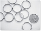 Wholesale Lot 150 Key Rings 24mm 1  Split Ring Silver