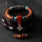 Tibetan Style Beads Bracelet 8x10mm Prayer Beads Wrist Mala Unisex
