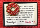 Tyson Lamb Blue Red Og Brass Donut Ballmarker Lamb Crafted