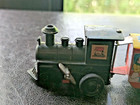 Marx Japan Vintage Tin Litho Wind-up Toy Train 4-piece Metal Engine Works