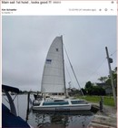 New F27 Sq_top Dacron Tri-radial Mainsail 33 4  Luff  35 1  Leech  12 10  Foot