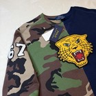 Polo Ralph Lauren Tiger Half Camo Navy Kids Xl 18-20 Years Sweatshirt Crewneck