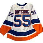 Johnny Boychuk 2019-20 Game Worn Used Ny Islanders Hockey Jersey - Team Loa