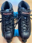 Riedell R3 Roller Derby Speed Quad Skates Men   s 10 Black Sure Grip Wheels Used