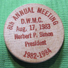 Wooden Nickel - San Diego  Calif  - 92nd Anniversary Convention Ana 1983  s1184