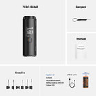 Flextail Zero Pump Mini Air Pump For Camping Sleeping Pad Inflator 6 Nozzles
