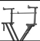 Adjustable X Style Pro Dual Music Electronic Piano Double Keyboard Stand