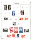 Collection   Yugoslavia Part A Scott Album Page  1945 1961  Cat  188 Mint   Used
