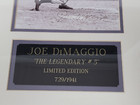 Joe Dimaggio Autographed Limited Editon Frame 729 1941