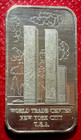 World Trade Center N y  Bar 1 Troy Oz 999 Fine Silver By Monfra  Tordella-brooks