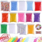 Slime Foam Beads 18 Pack Floam Balls 0 1-0 14 Inch Rainbow Fruit Craft