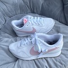 Nike Cortez Unisex Kids 6 5y White pink Leather Low Top Lace-up Sneaker