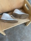 Vintage Leather High Top Baby Shoes Very Good Condition
