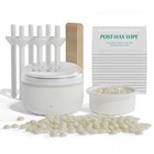Silicone Small Pot Nose Ear Hair Removal   50g Wax Beans Stick Waxing Warmer Kit