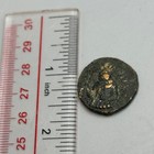 Ancient Central Asian Kushan Empire Buddha Bronze Coin