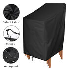 Waterproof Chair Cover High Back Outdoor Patio Garden Furniture Covers W storage