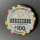 Horseshoe Hammond Indiana  100 Casino Chip Gaming Token Poker Gambling Chip