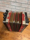 Antique M Hohner Button Accordion Made In Germany