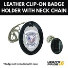 Hero s Pride Deluxe Recessed Cutout Teardrop Oval Badge  3  X 3-3 4    Black
