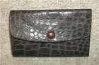 Vintage Antique American Art Works Coshocton Ohio Sales Sample Leather Key Case