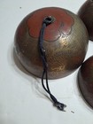 20th Century Chinese Brass Four Tier Cascading Temple Bell With Dragon   